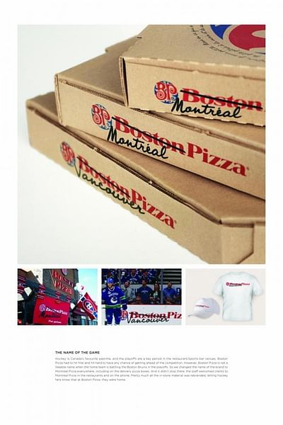 MONTREAL/VANCOUVER PIZZA - Werbung