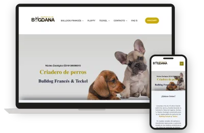 Cachorros de Bogdana - Creación de Sitios Web
