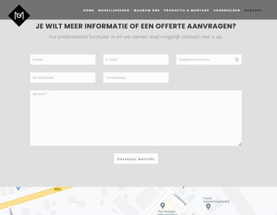 Visitekaartje voor Maas Stalen Deuren - SEO