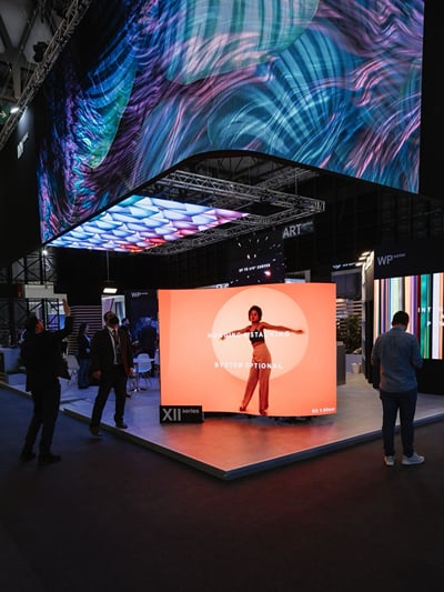 Stand de INFiLED en ISE 2022, Fira Barcelona - Fotografie