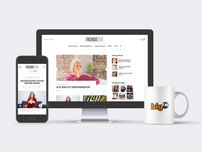fashinzone - Webseitengestaltung