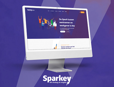 Website ontwikkeling voor Sparkey - Website Creatie