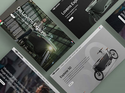 Lovens - Branding / Website / Webshop - Website Creation