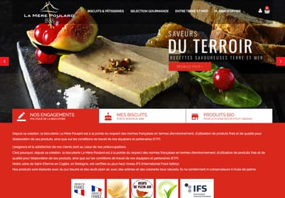 Biscuiterie La Mère Poulard - Alimentaire - E-Commerce