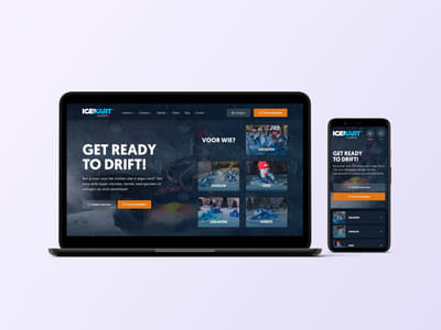Custom website voor Icekart.nl - Website Creatie