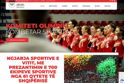 Institutional, National Olymbic Commitee - Stratégie de contenu