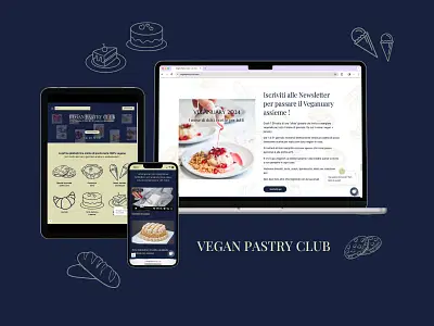 Sito web Vegan Pastry club - Creazione di siti web