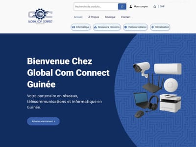 Global Com Connect - Website Creation