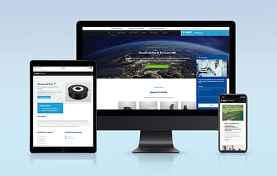 BASF Forward AM globale Website - Creación de Sitios Web