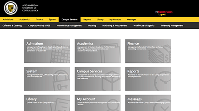 University Management System - Application web