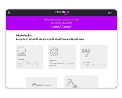 Site internet I-Revelation - Mobile App