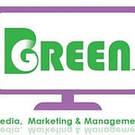B. Green Media, Marketing & Marketing logo