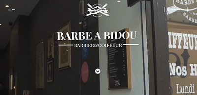 Création de site internet I Barbier Coiffeur - Ontwerp