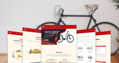 Nouvelle Version du Site de La Cour Cyclette - Ontwerp