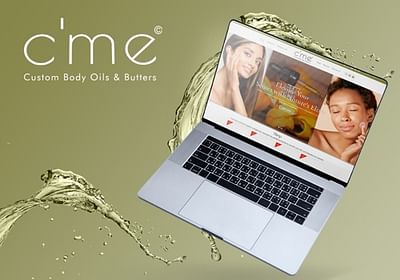 C'M E Custom Body Oils and Butters - Création de site internet