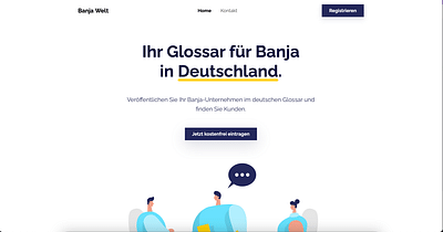 Webanwendung für Banja-Welt - Applicazione web
