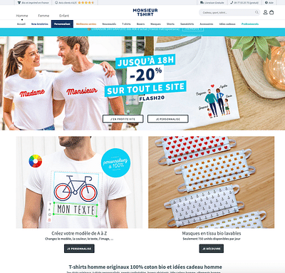 Mr Tshirt E-commerce : Stratégie SEO 360° - Web analytique/Big data