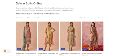 Sunasa.in | Ecommerce Website Development - Software Entwicklung