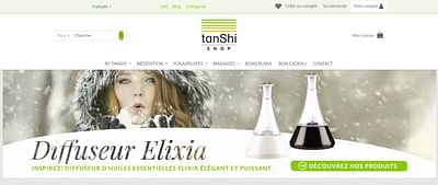Création d'un site E-commerce pour tanShi