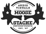 Moose-Stache logo