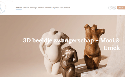 Online marketing voor zwangerschapsbeeldjes - Publicité en ligne