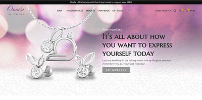 Luxury Jewellery E-commerce Website - E-commerce