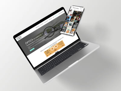 Página Web y Marketing Online de óptica local - SEO
