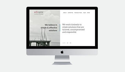 O3 Capital Website Design - Website Creation