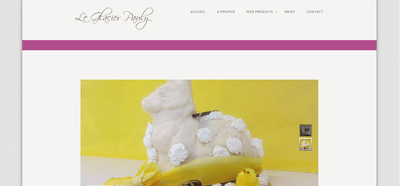 Création du site internet glacierpauly.be - Website Creatie