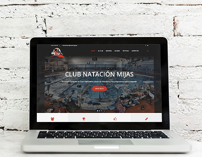 Mijas Swimming Club website - Creazione di siti web