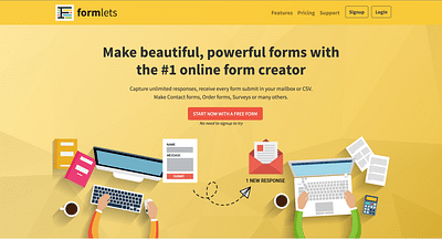 Formlets Saas Platform - Création de site internet