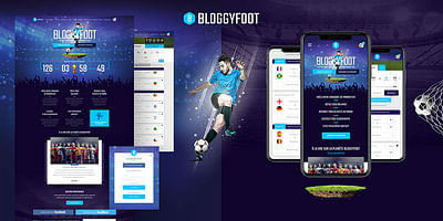 BloggyFoot Website - Webseitengestaltung