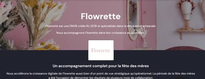 Accélération de la croissance digitale de Flowrette - Référencement naturel