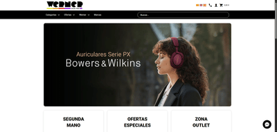 Tienda online Werner Música - E-commerce