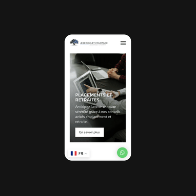 Site de Lereboulet Courtage - Création de site internet