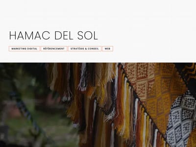 Hamac Del Sol, un e-commerce à la hauteur du luxe - Création de site internet