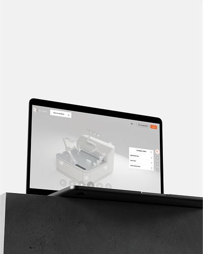 R-Solution website redesign and 3D configurator - 3D