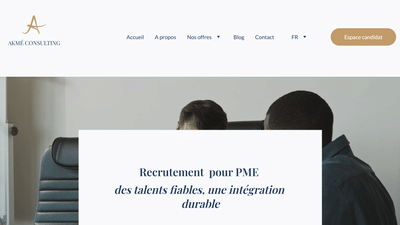 Réalisation de notre site web - Création de site internet