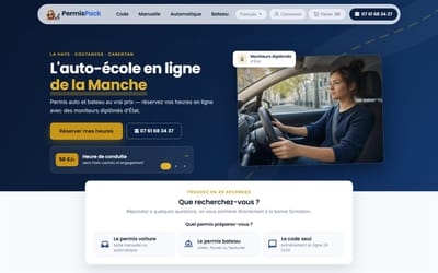 Refonte complète de la boutique PrestaShop PermisPack - E-commerce