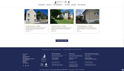 Référencement du site Coquelin - Création de site internet