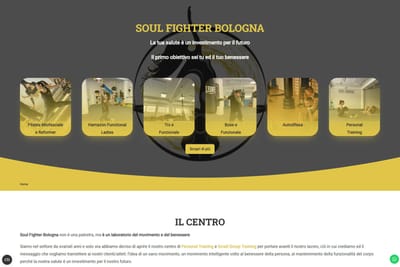 Soul Fighter Bologna Sito Web - Design & graphisme