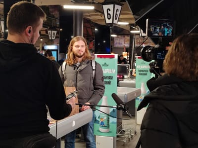 Actors' services for filming a commercial for a supermarket chain - Production Vidéo