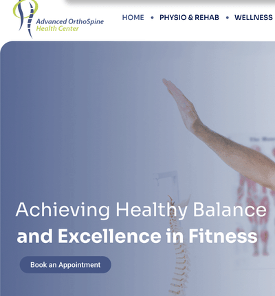 SEO for Advanced Orthospine Health Center – Physiotherapy Clinic - Online Advertising