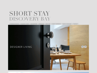 Short Stay - Website Creatie