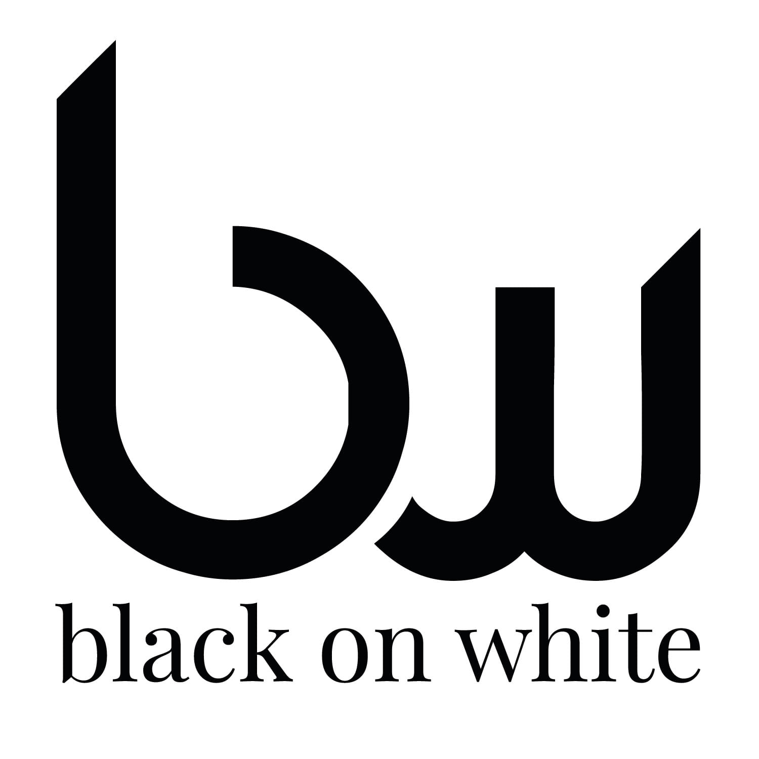 Black on White