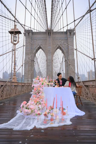 Engagement brooklyn bridge NYC - Evénementiel