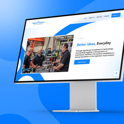 NextGen Mold Tech Branding + Web Design - Redes Sociales