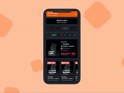 Multi-platform design system for Swiggy - Mobile App