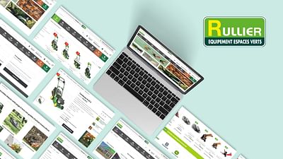 Rullier, Equipement Espace Verts - Refonte site - Website Creation
