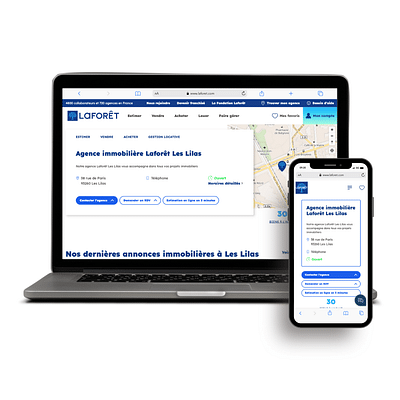 Campagnes Google Ads | Laforêt Les Lilas - Publicité en ligne